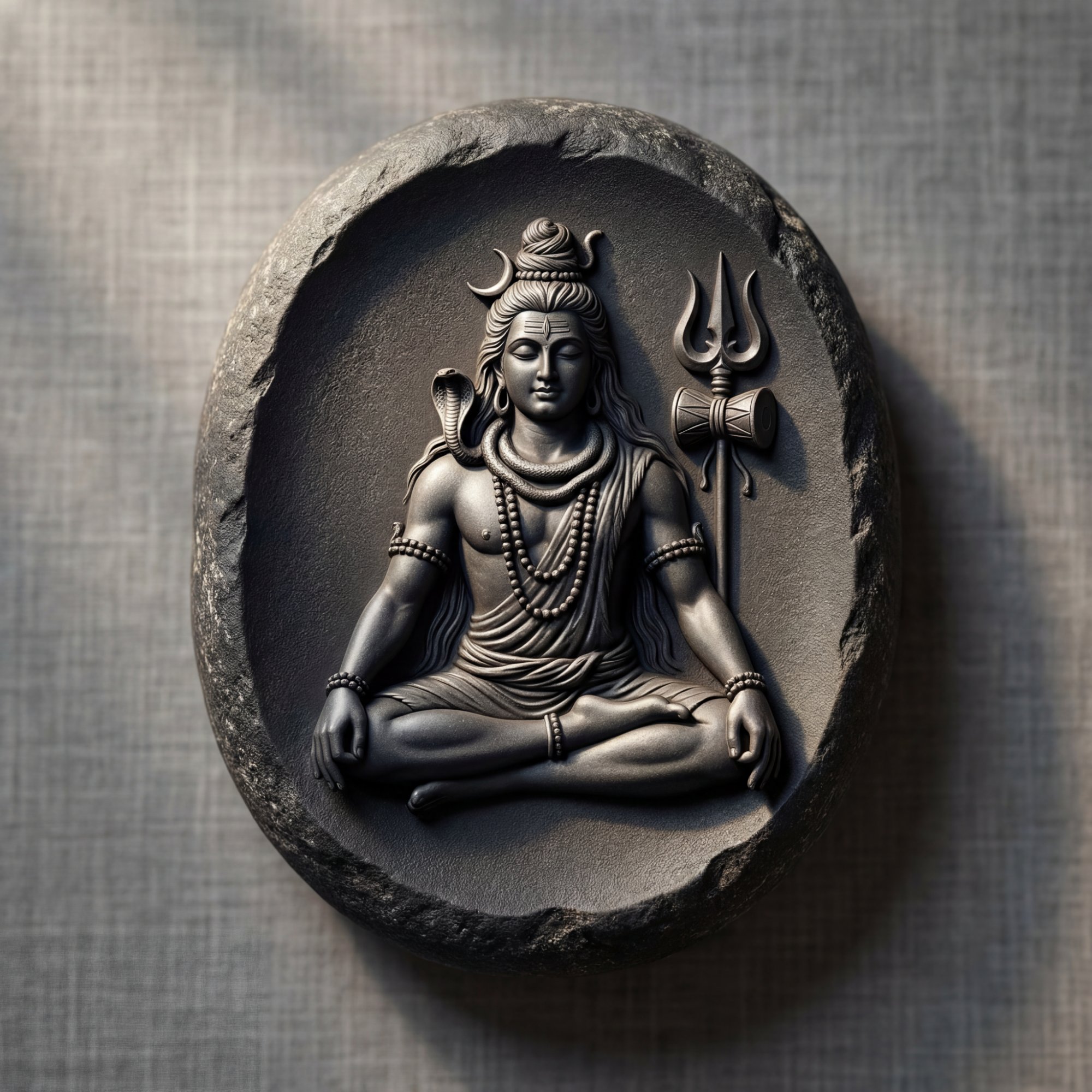 Shankar stone engraving